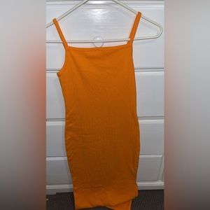 Wild fable size s orange mid length fitted dress. Could also fit size medium.